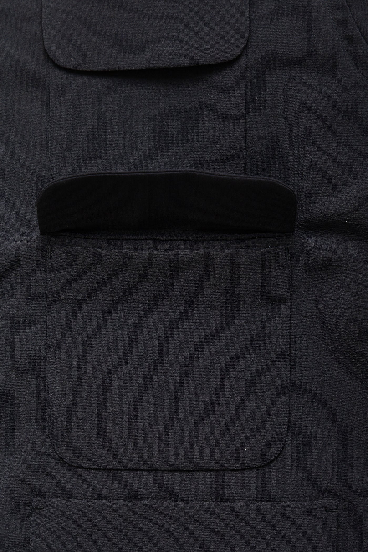 6 Pocket Classic Shirt Poly Wave Twill - Black