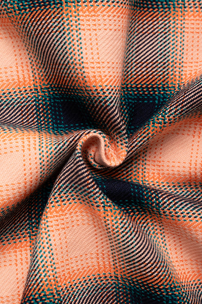 Indigo Rope Dyed Heavy Flannel Shirt - Pink