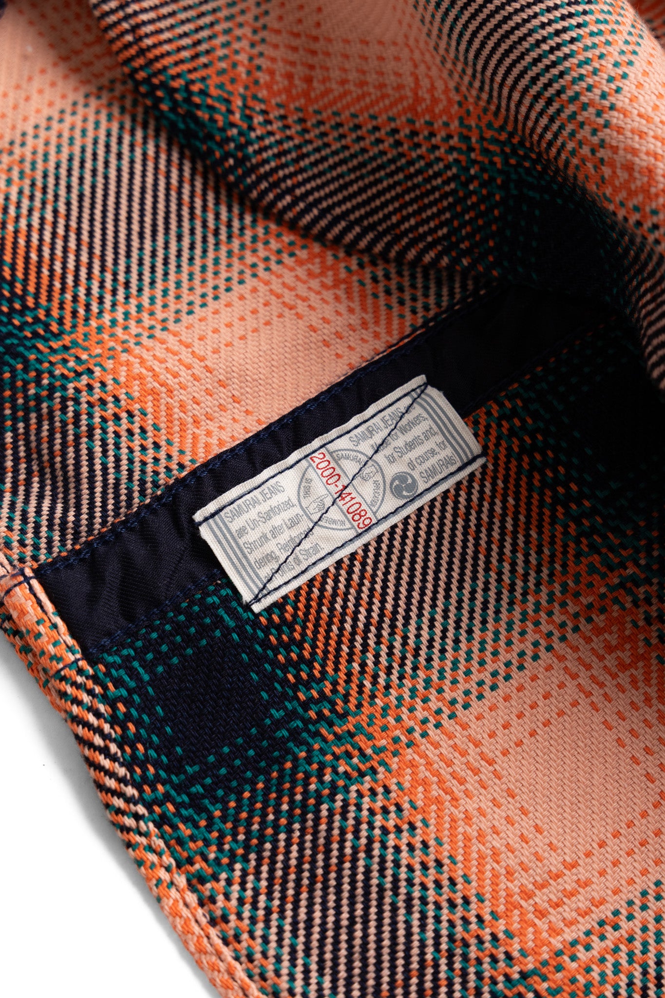 Indigo Rope Dyed Heavy Flannel Shirt - Pink