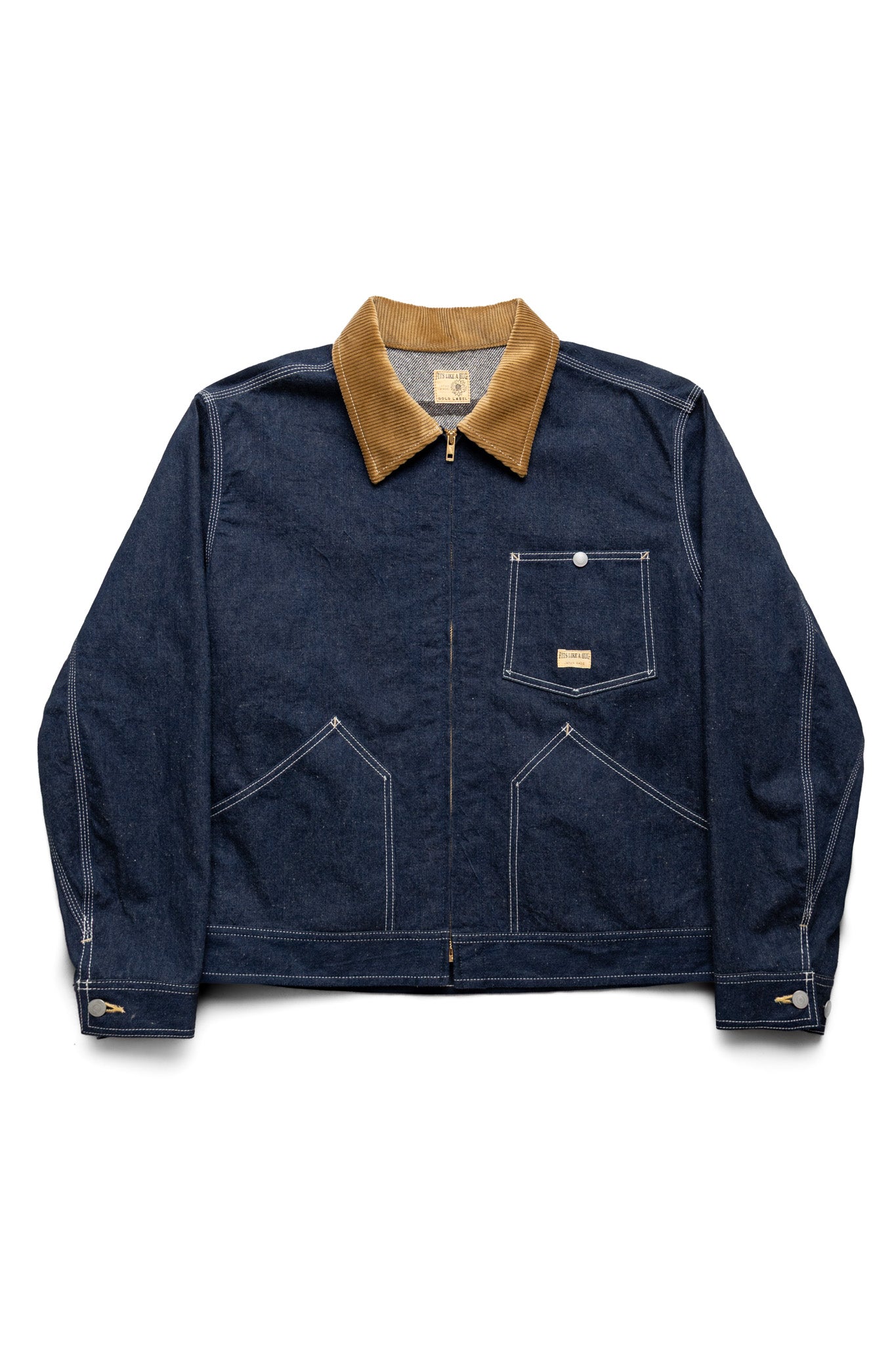 Werk Jacket 10oz Jelt Denim With Blanket Liner - One Wash