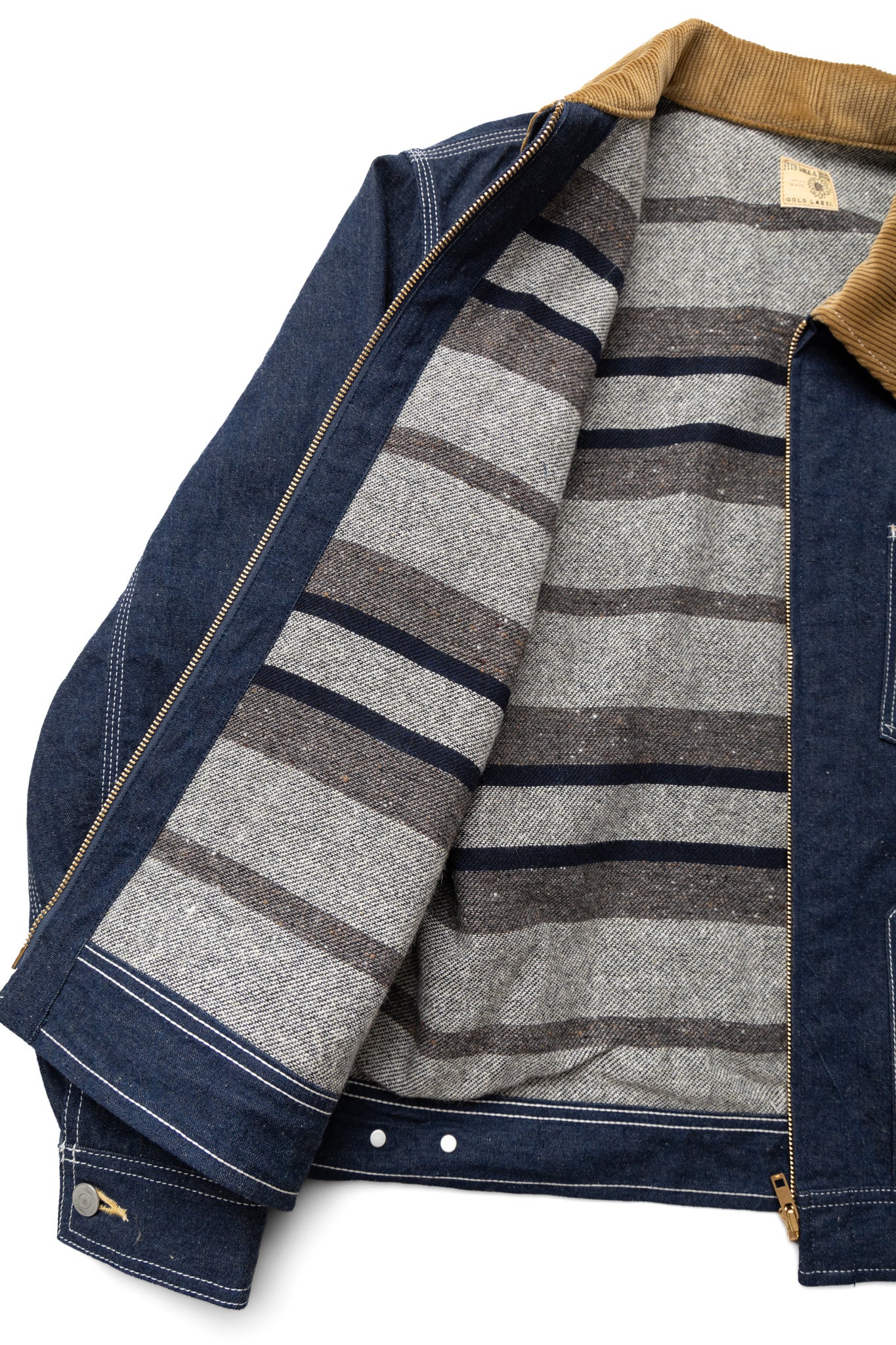 Werk Jacket 10oz Jelt Denim With Blanket Liner - One Wash