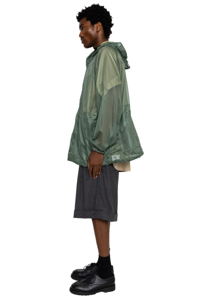 Mesh Parka for Nepenthes NY and Blue in Green - Olive