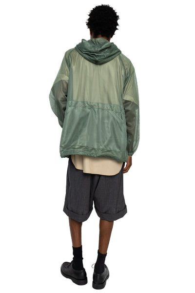 Mesh Parka for Nepenthes NY and Blue in Green - Olive