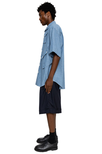 Bontan Shorts for Nepenthes NY and Blue in Green - Dk. Navy