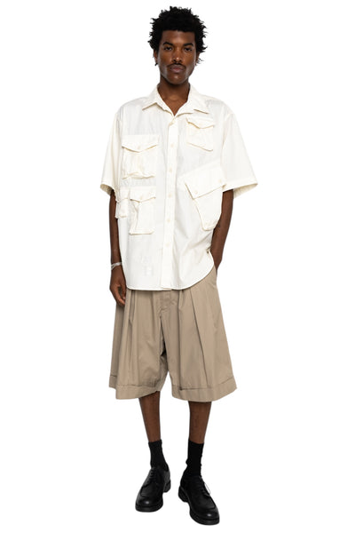 Bontan Shorts for Nepenthes NY and Blue in Green - Khaki