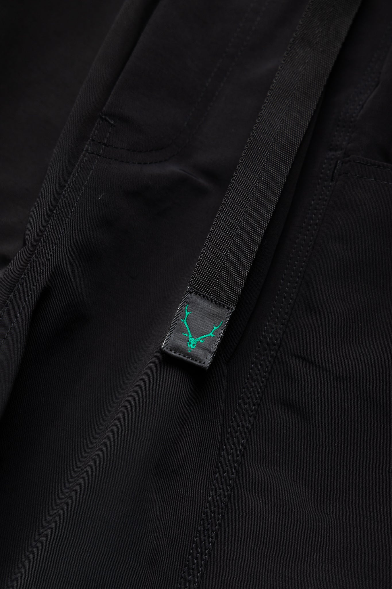 Belted C.S. Pant C/N Grosgrain - Black
