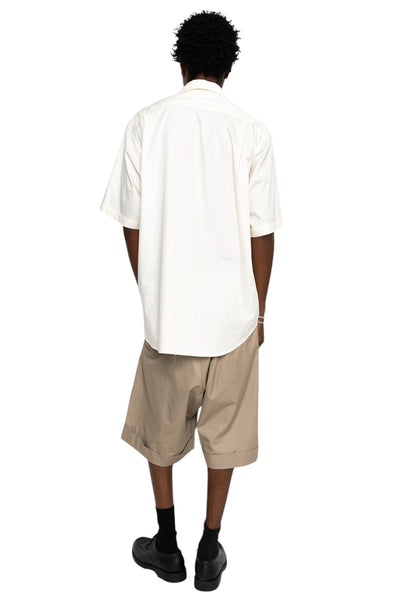 S/S Cargo Shirt for Nepenthes NY and Blue in Green - Natural