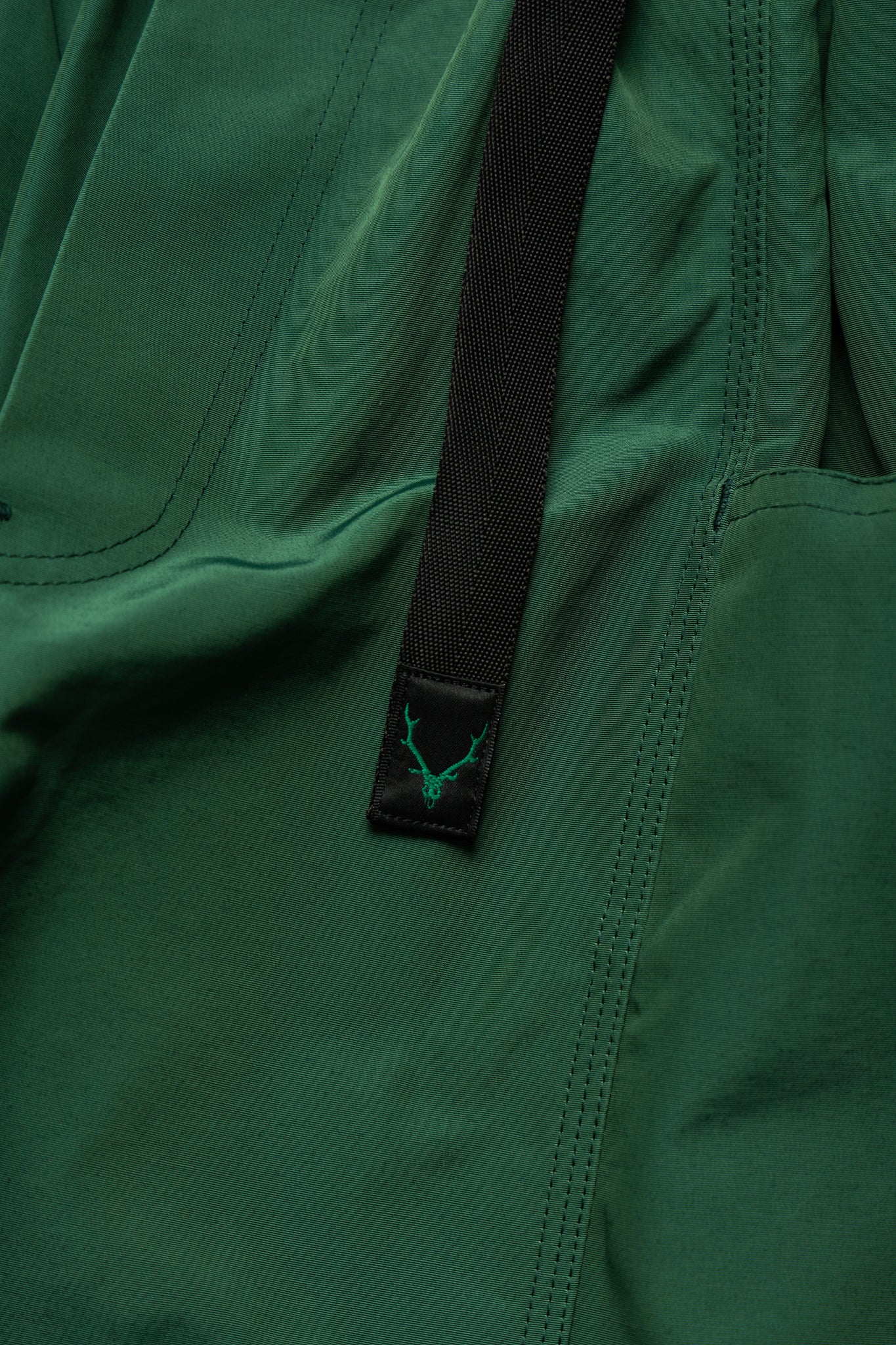 Belted C.S. Pant C/N Grosgrain - Green