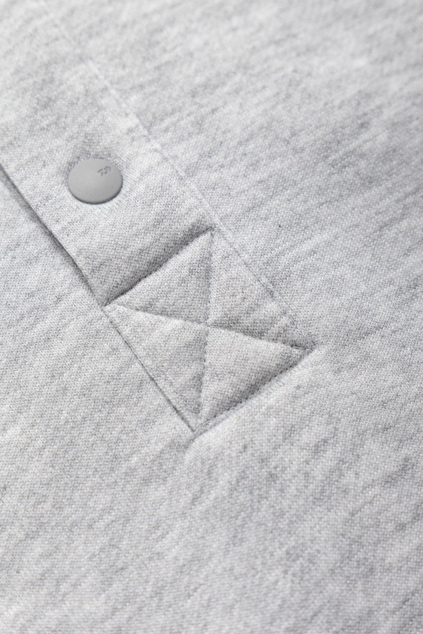 Tech Sweat Snap Pullover - Heather Grey