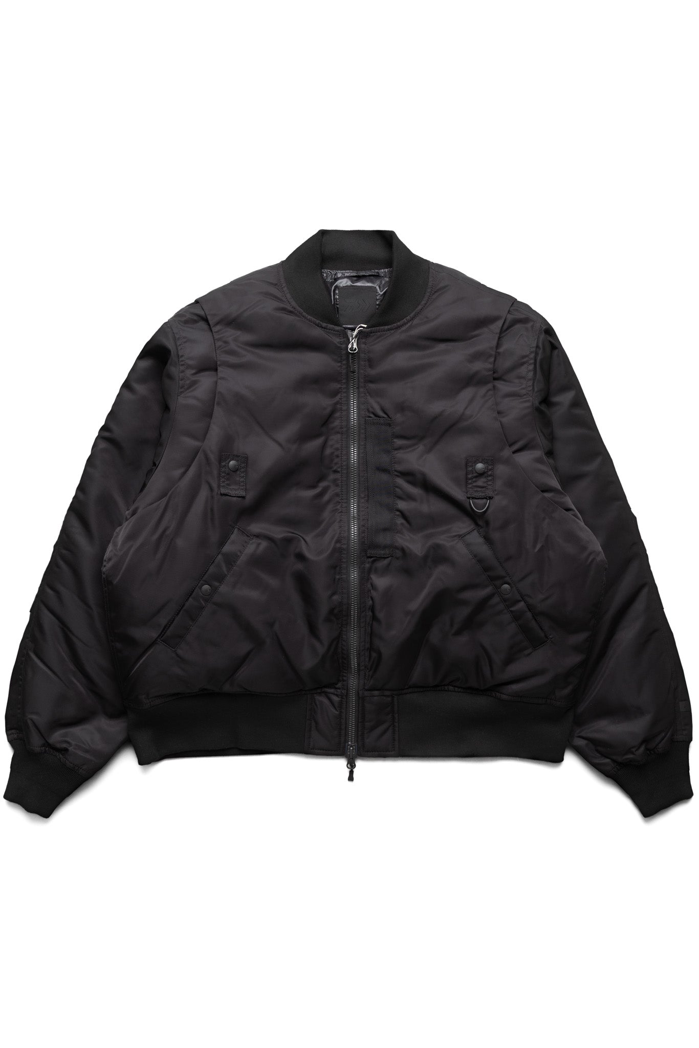 Tech 2Way MA-1 Down Jacket - Black