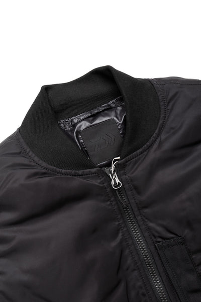 Tech 2Way MA-1 Down Jacket - Black
