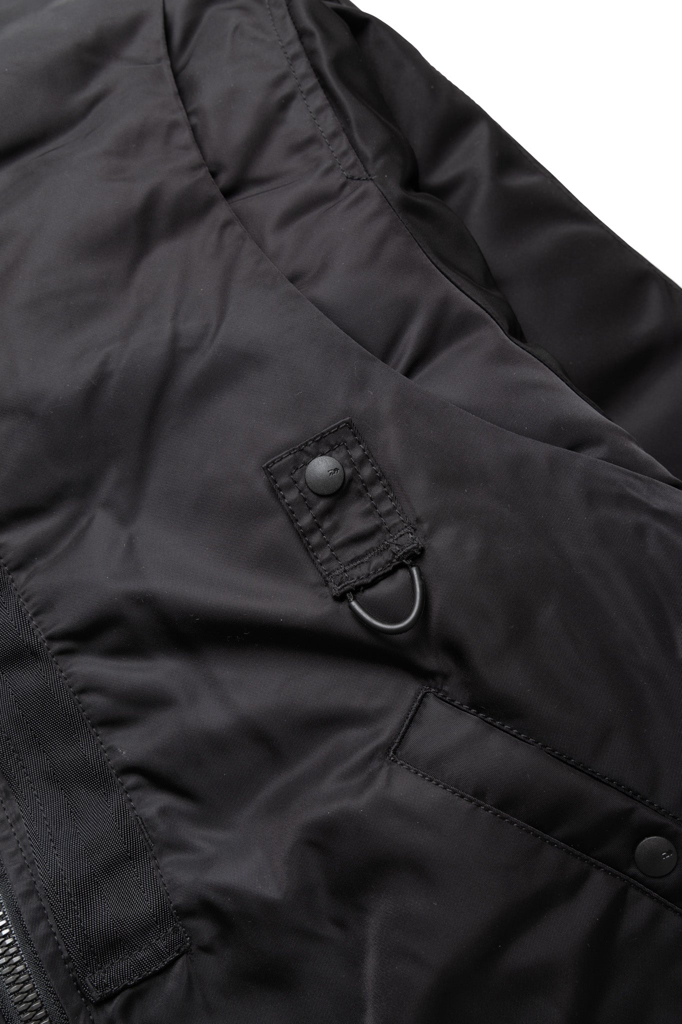 Tech 2Way MA-1 Down Jacket - Black