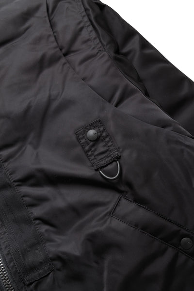 Tech 2Way MA-1 Down Jacket - Black
