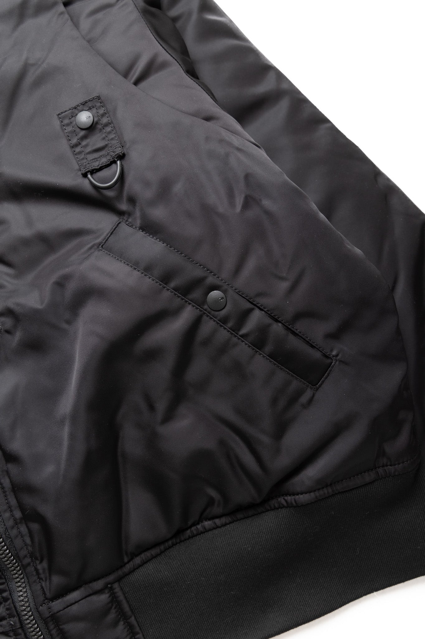 Tech 2Way MA-1 Down Jacket - Black