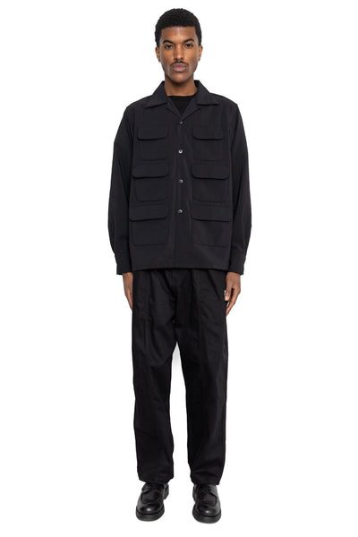 Belted C.S. Pant Cotton Twill - Black