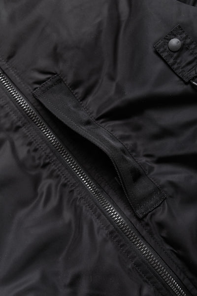 Tech 2Way MA-1 Down Jacket - Black