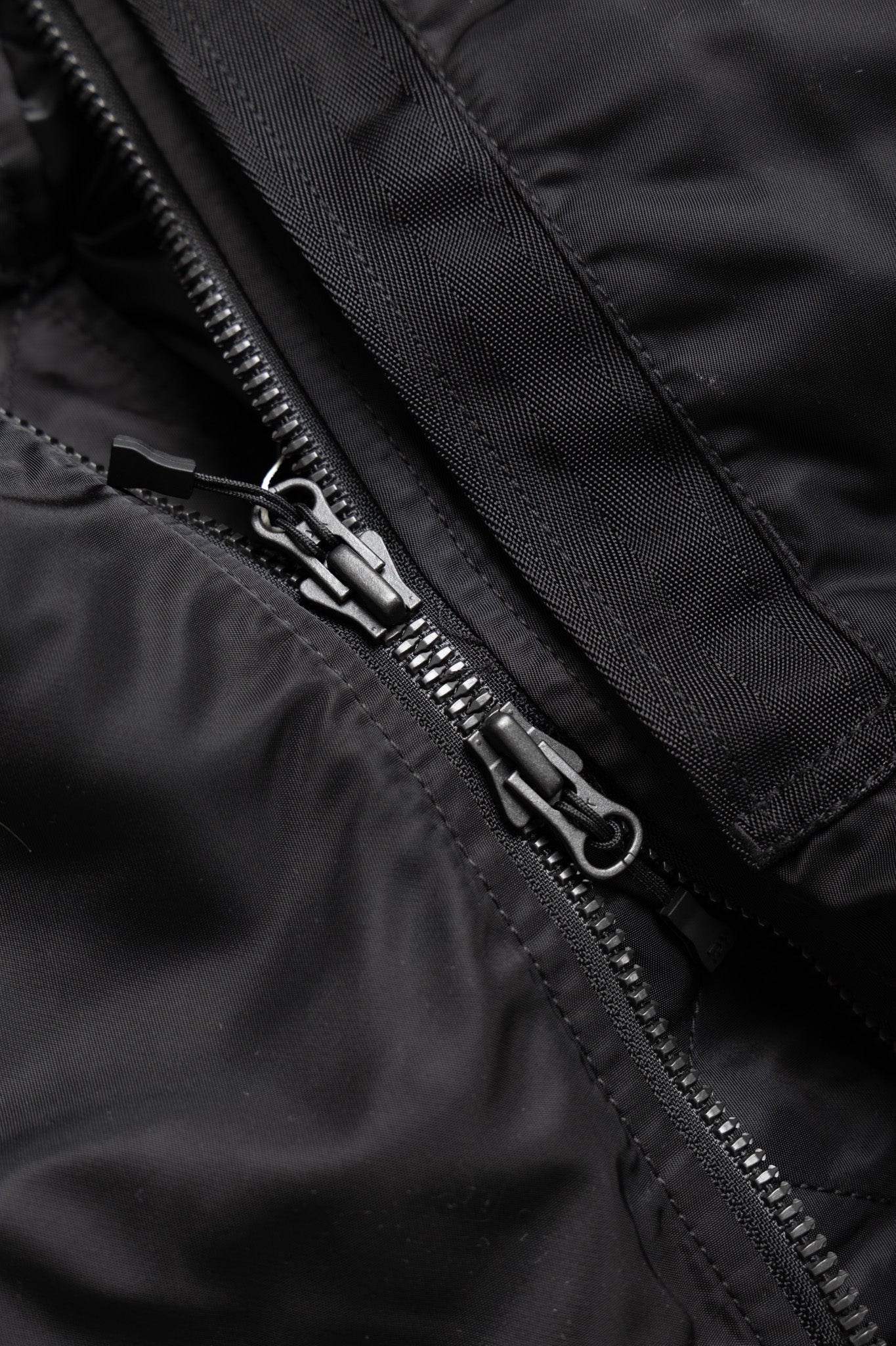 Tech 2Way MA-1 Down Jacket - Black