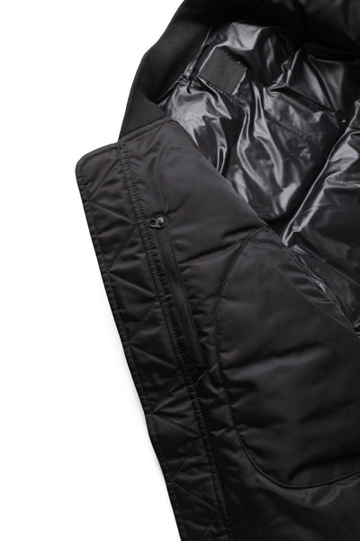 Tech 2Way MA-1 Down Jacket - Black