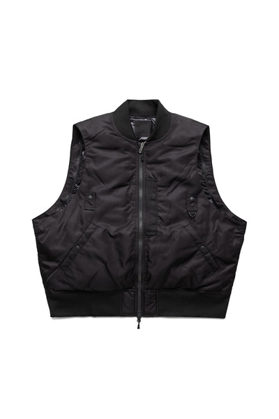 Tech 2Way MA-1 Down Jacket - Black