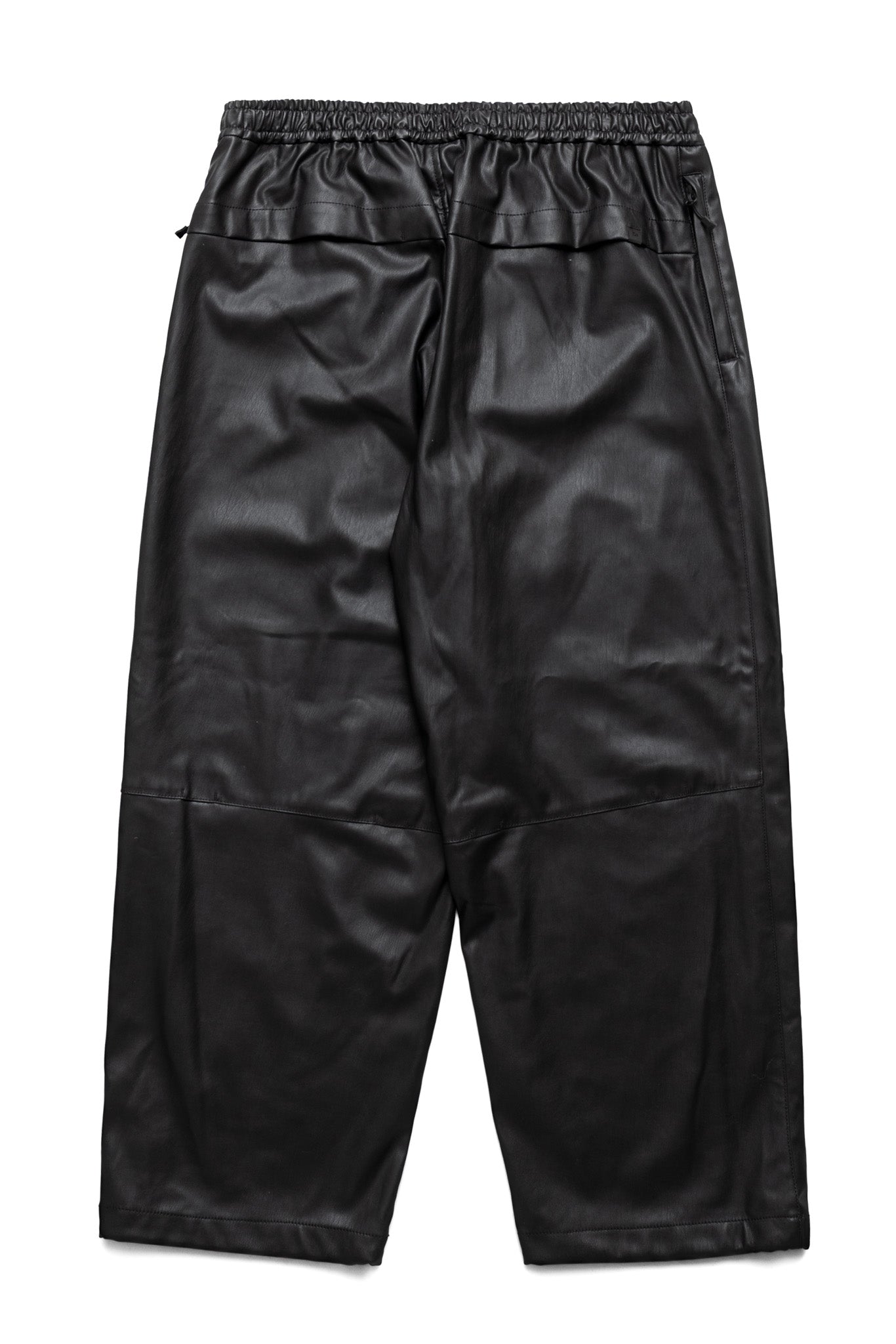 Tech Synthetic Skin Windbreaker Pants - Black