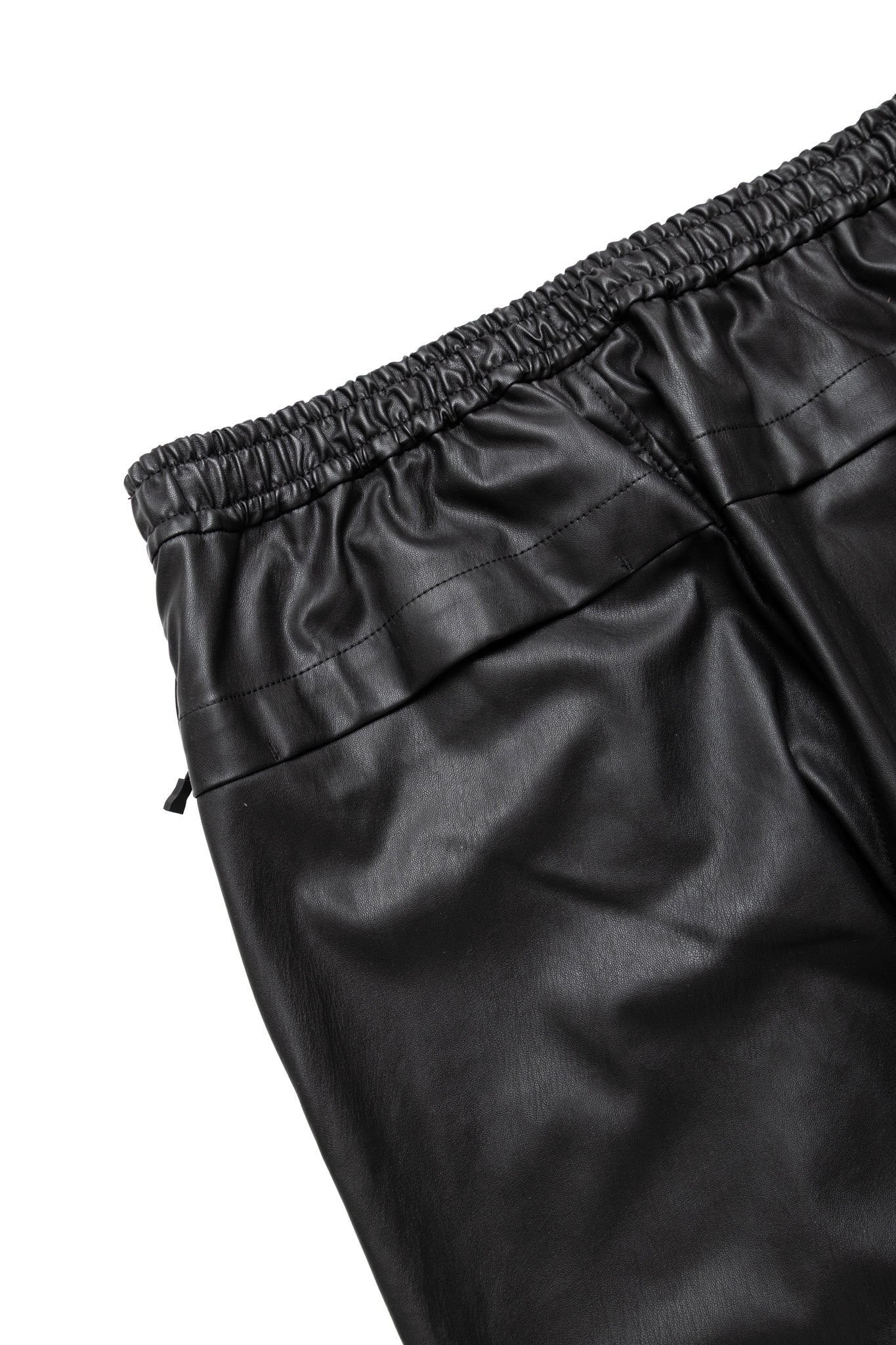 Tech Synthetic Skin Windbreaker Pants - Black