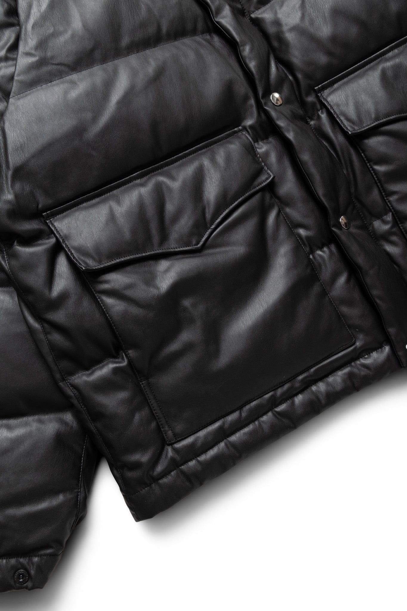 Tech 2Way Synthetic Skin Down Jacket - Black