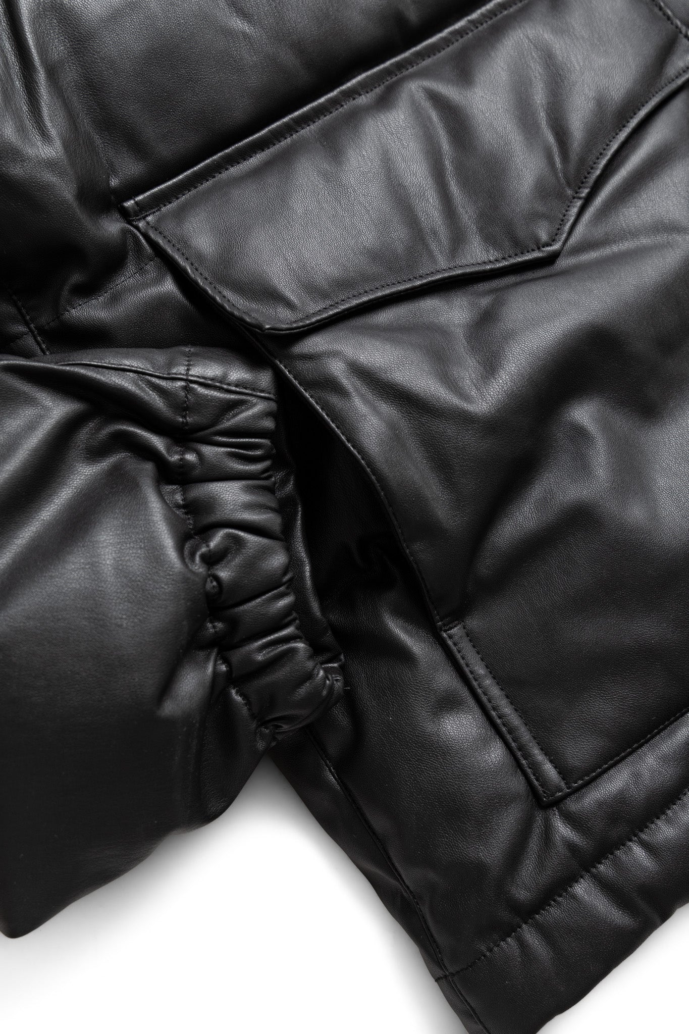 Tech 2Way Synthetic Skin Down Jacket - Black