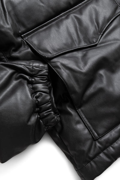 Tech 2Way Synthetic Skin Down Jacket - Black