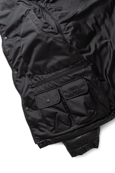 Tech 2Way Synthetic Skin Down Jacket - Black