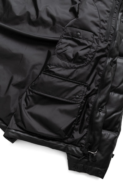 Tech 2Way Synthetic Skin Down Jacket - Black