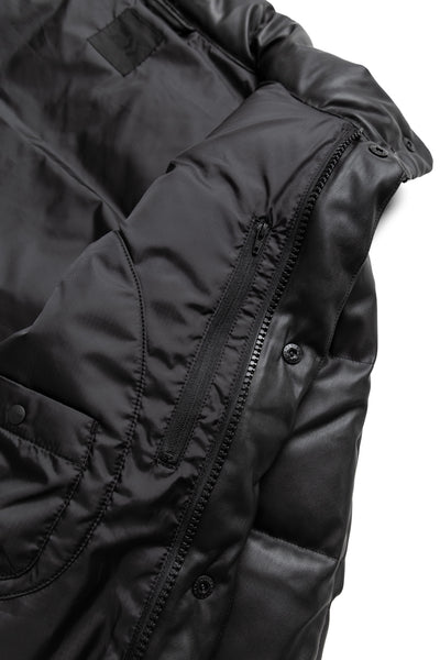 Tech 2Way Synthetic Skin Down Jacket - Black