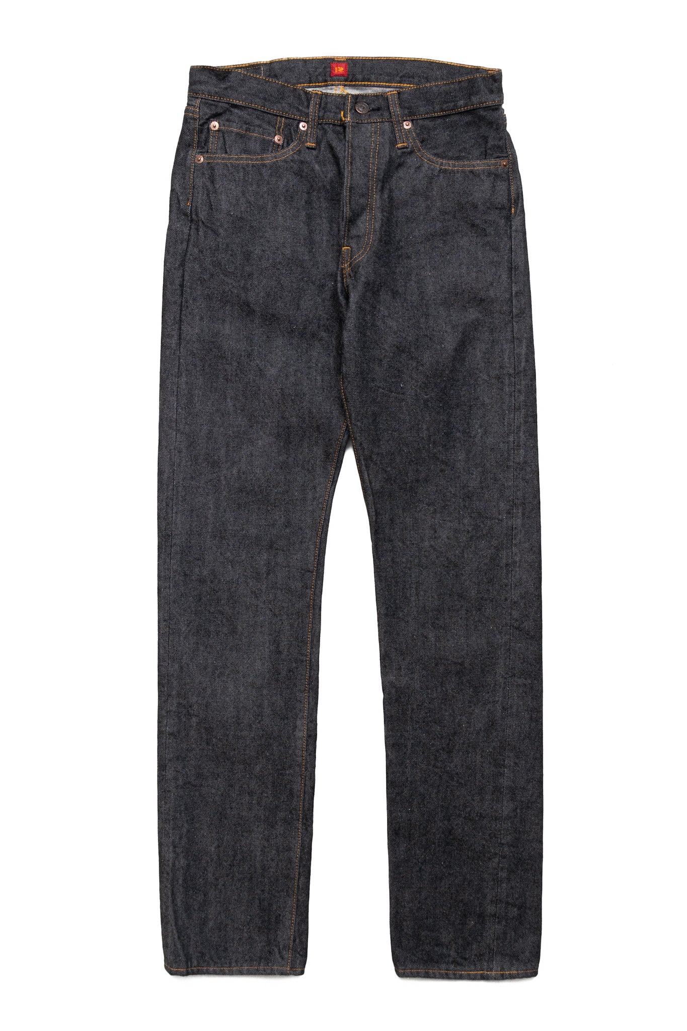 GB710 Slim Straight Jeans - Ghost Black