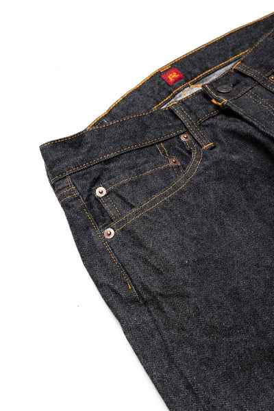 GB710 Slim Straight Jeans - Ghost Black