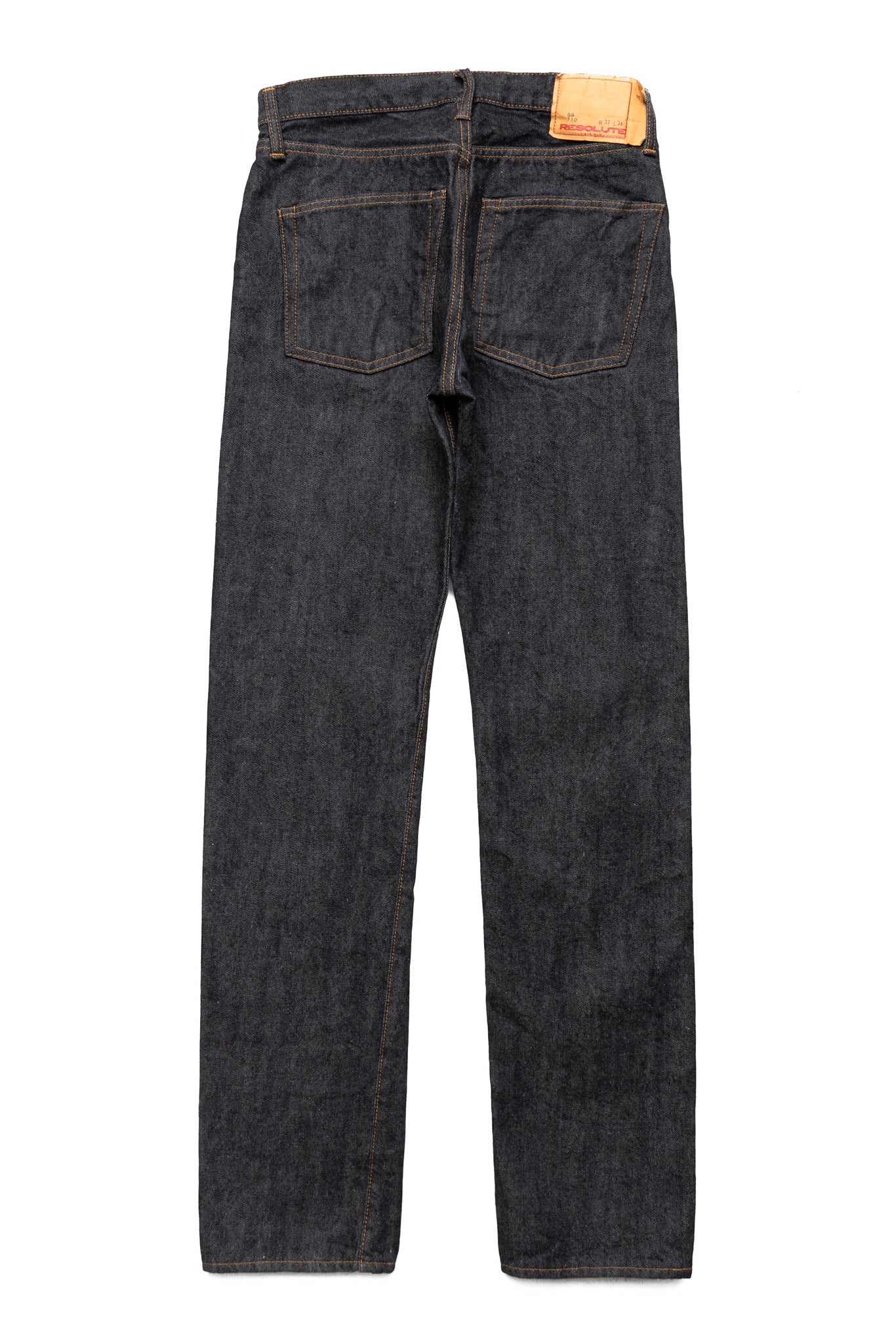 GB710 Slim Straight Jeans - Ghost Black