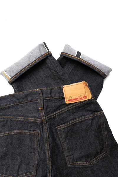 GB710 Slim Straight Jeans - Ghost Black