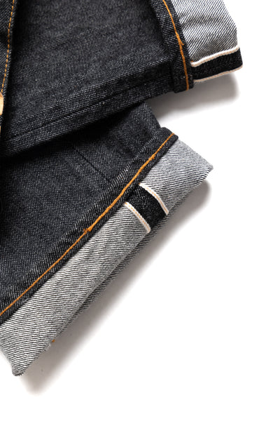 GB710 Slim Straight Jeans - Ghost Black
