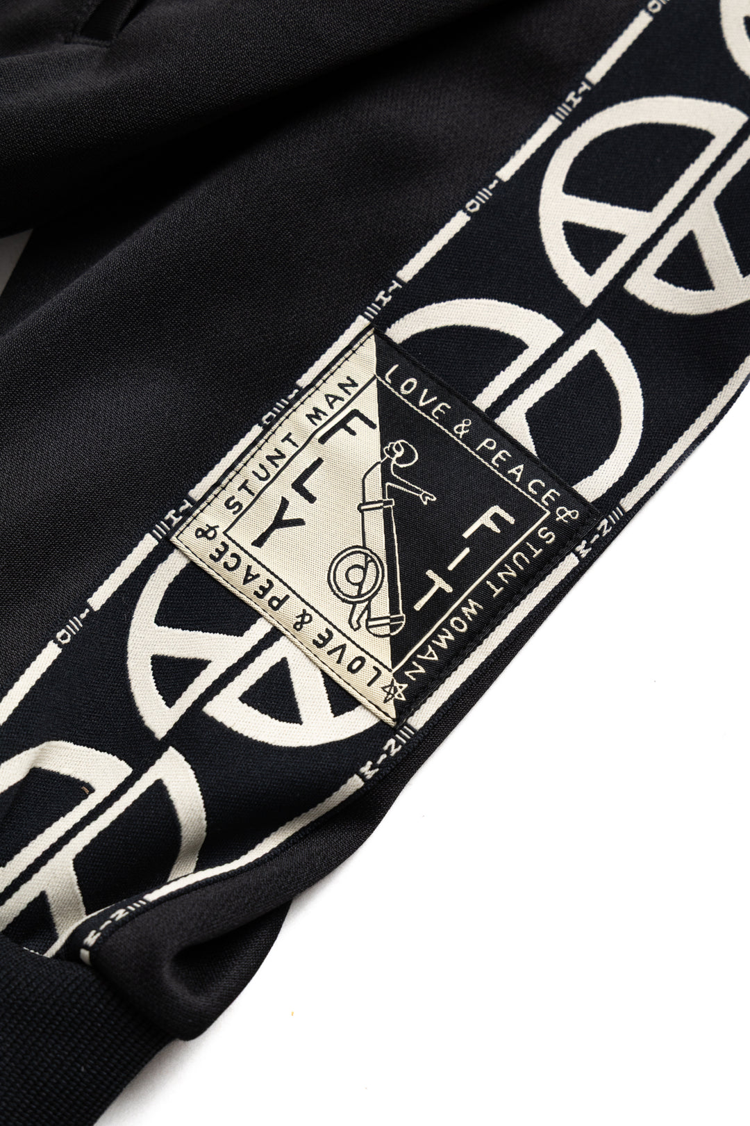 Kapital ブラウン ミリタリージャージ　セットアップ　刺繍 Kapital Smooth Jersey TH.D.D. Track JKT - Black – BLUE IN