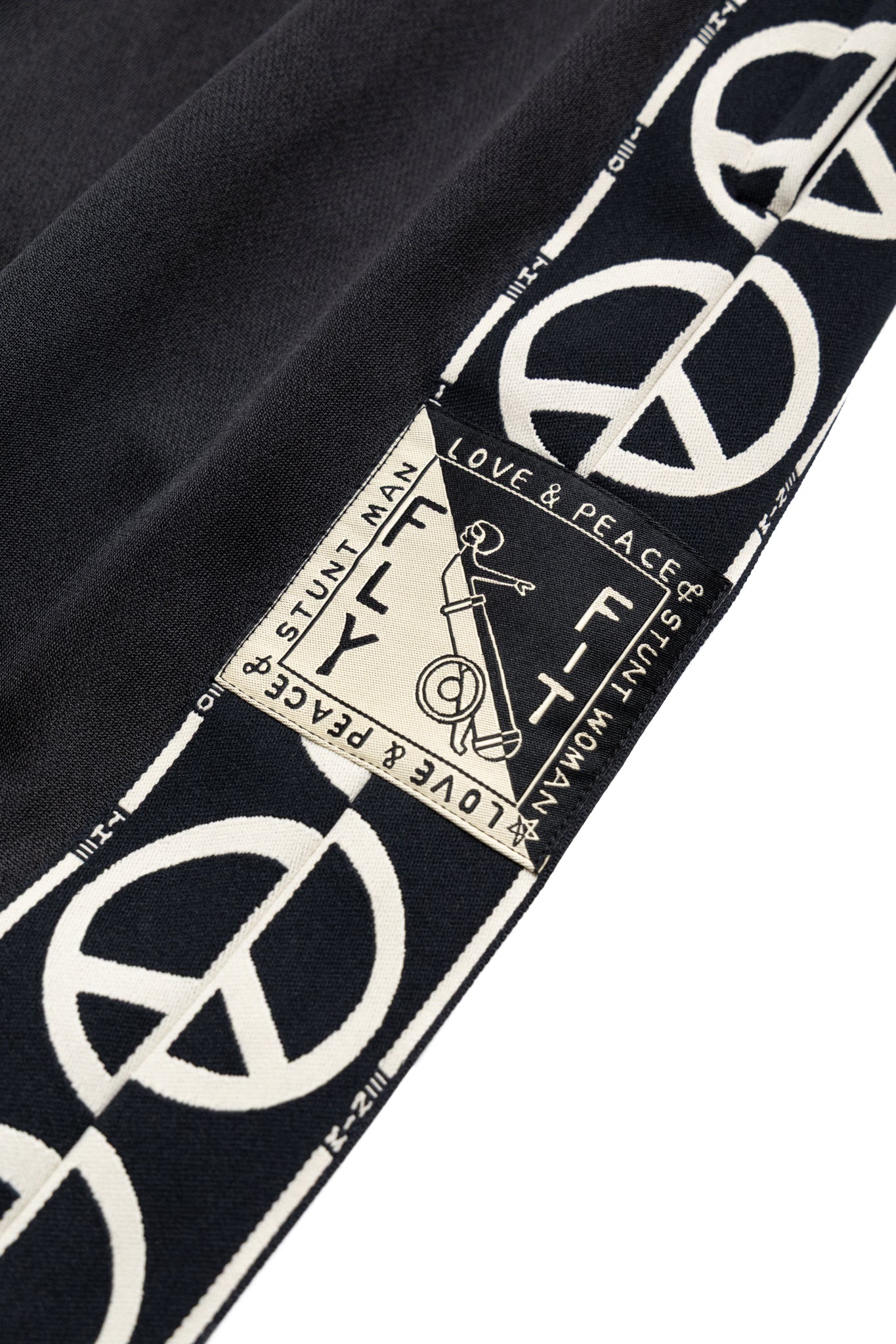 Smooth Jersey TH.D.D. Baggy Track Pants - Black