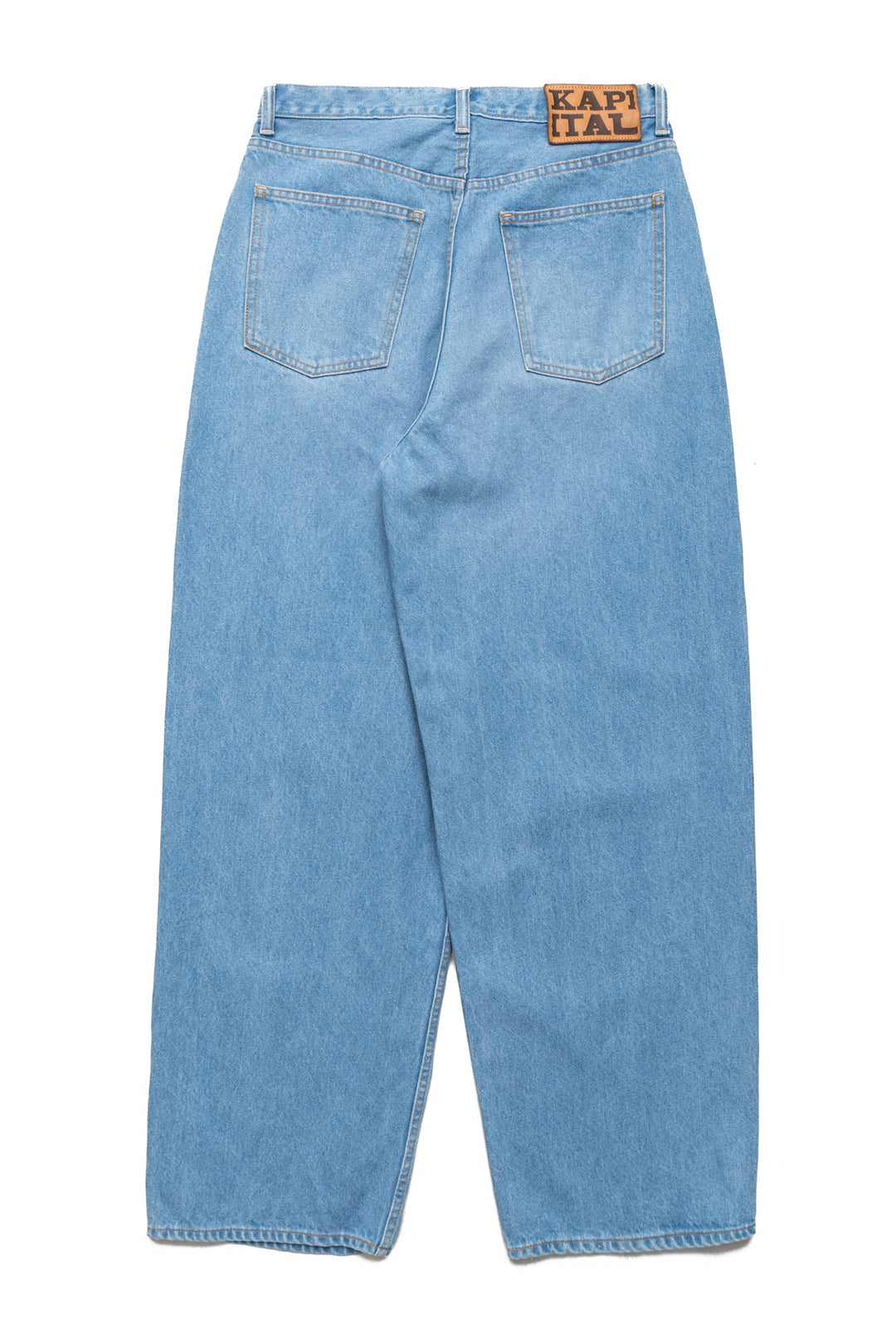 Kapital 13.5oz Zimbabwe Denim CLUB Baggy Pants - Faded