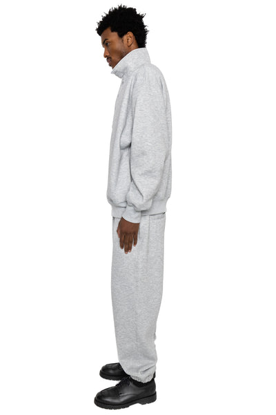 Tech Sweat Snap Pullover - Heather Grey