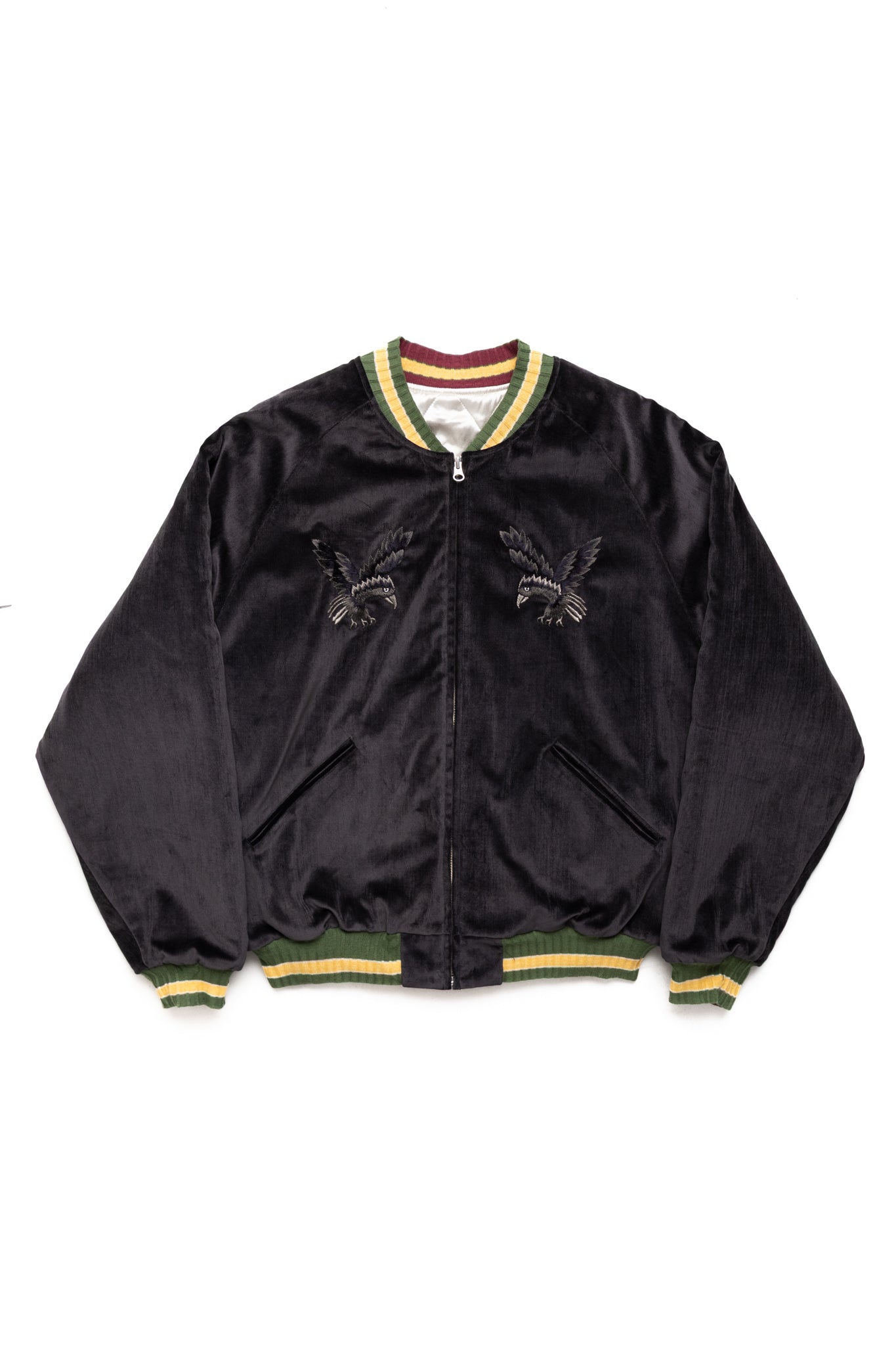 Velveteen Souvenir JKT (Raven&Skull) - Black