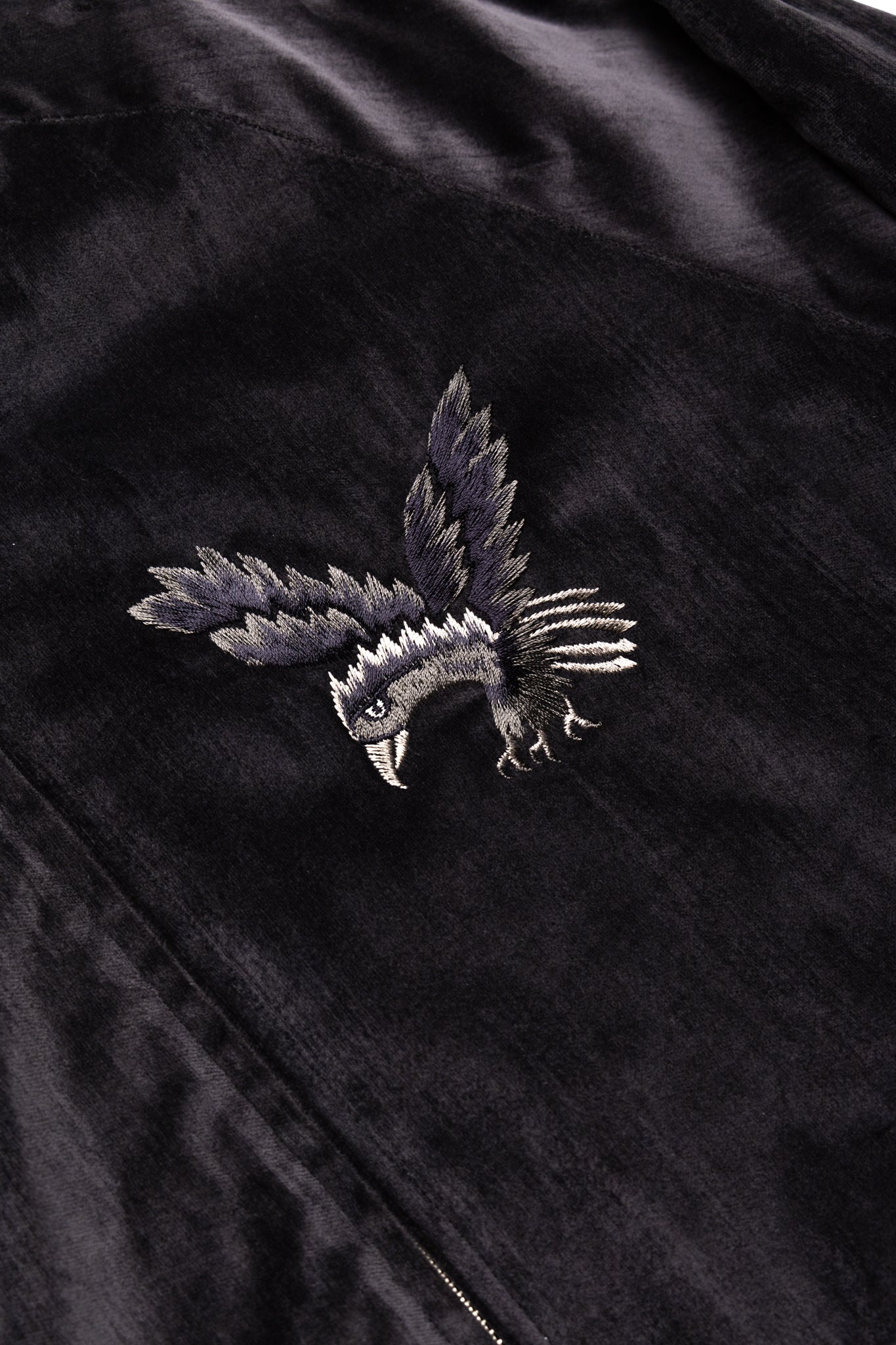 Velveteen Souvenir JKT (Raven&Skull) - Black