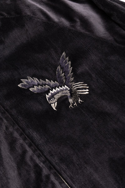 Velveteen Souvenir JKT (Raven&Skull) - Black