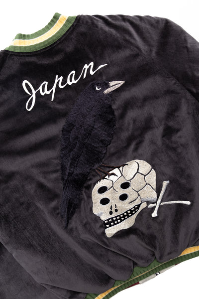 Velveteen Souvenir JKT (Raven&Skull) - Black