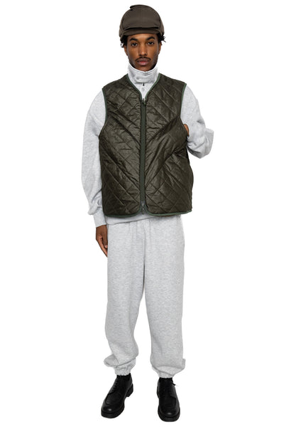 Tech Reversible British Hunter Fur Vest - Brown Khaki