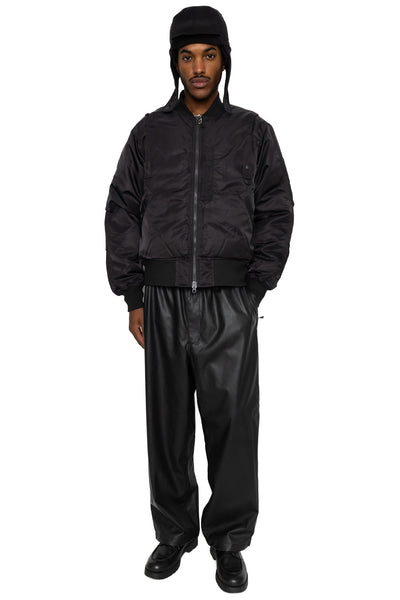 Tech 2Way MA-1 Down Jacket - Black