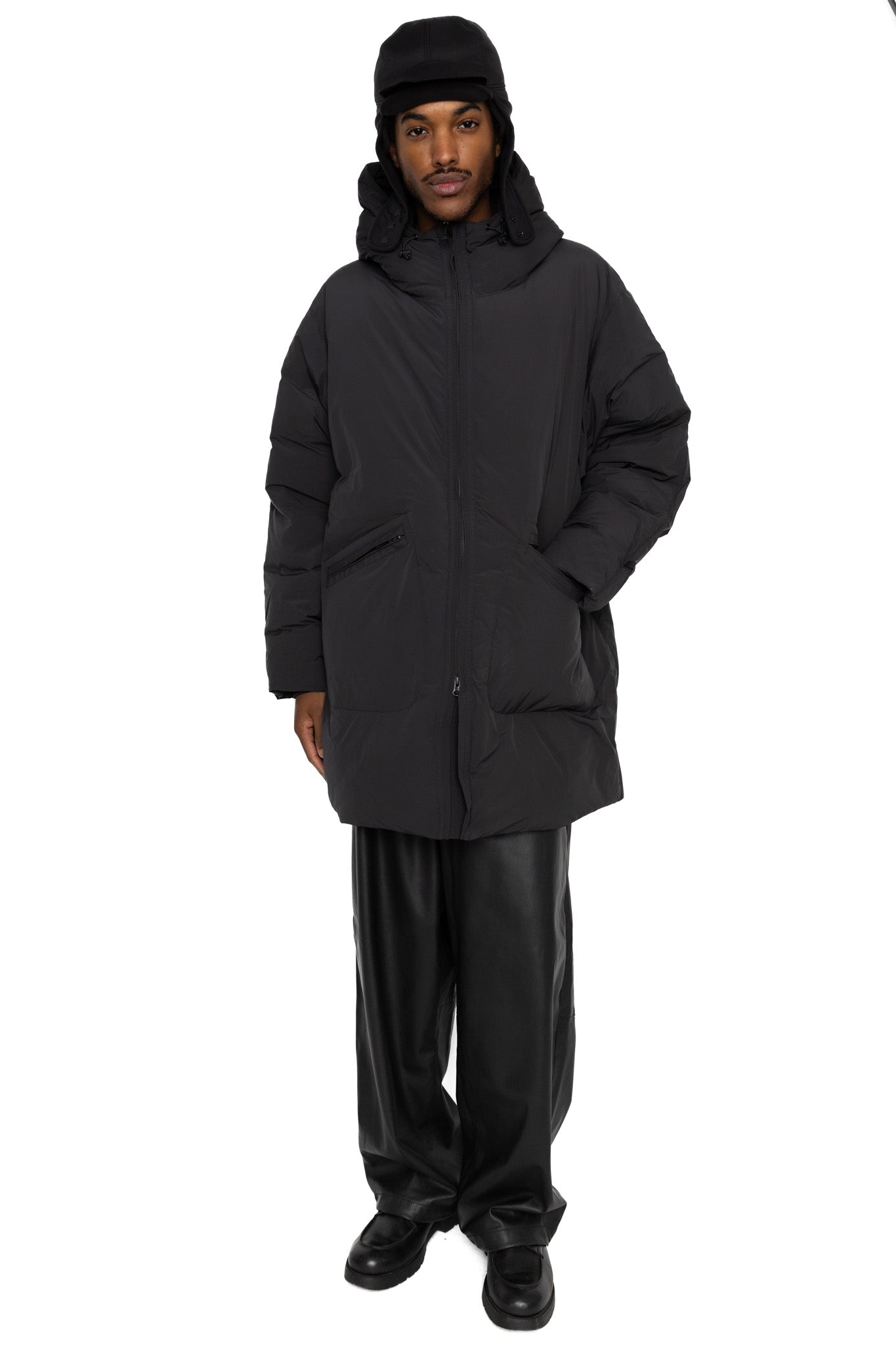 Tech 2Way Cadet Down Parka - Black