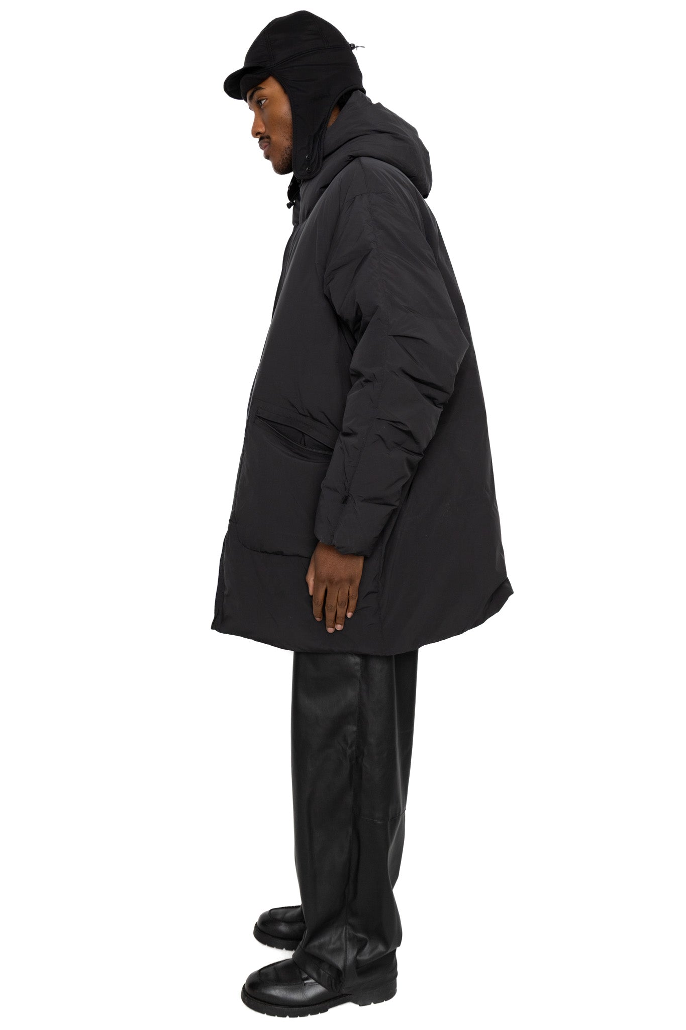 Tech 2Way Cadet Down Parka - Black