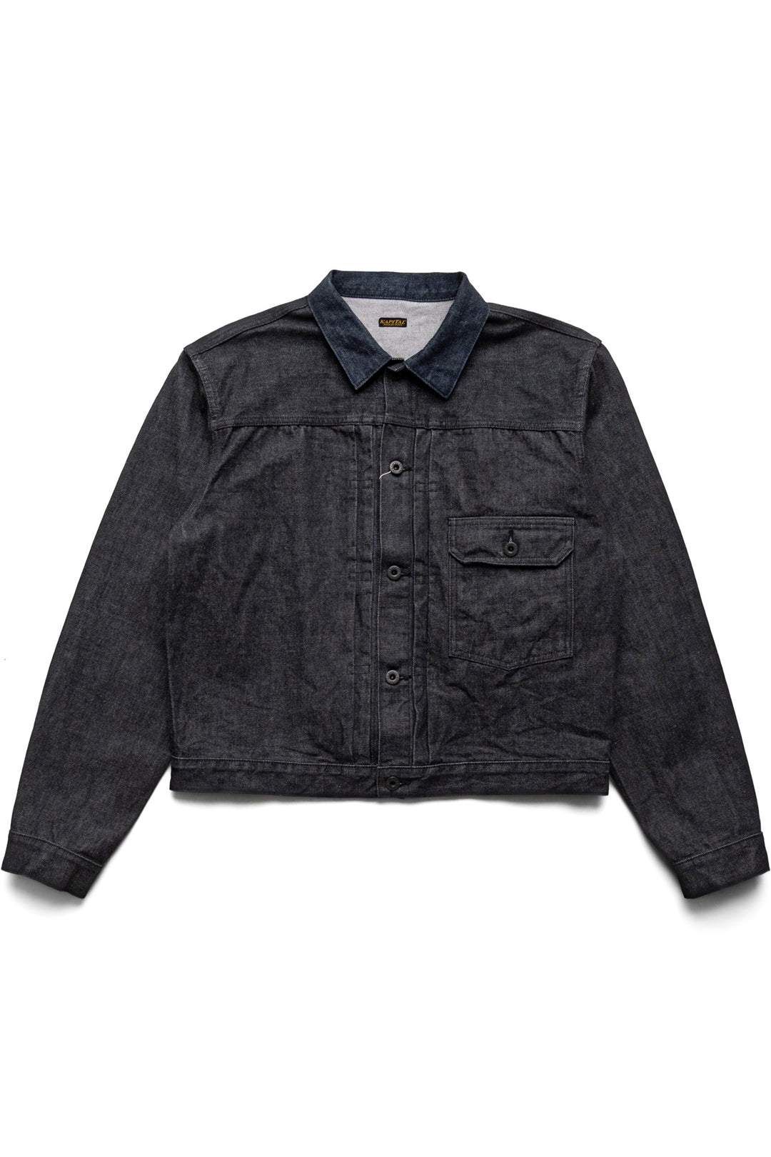 Kapital 14oz BLK Denim 1st JKT – BLUE IN GREEN SOHO