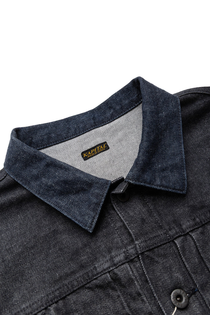 Kapital 14oz BLK Denim 1st JKT – BLUE IN GREEN SOHO